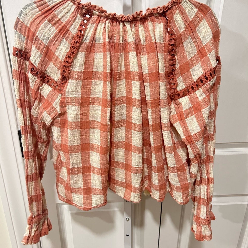 Free People Plaid Blouse - Picture 4 of 4